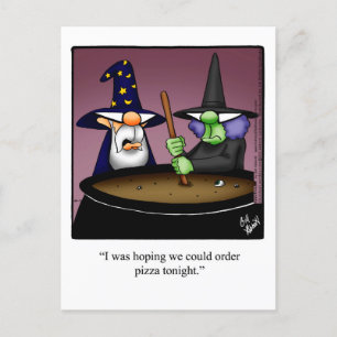 Hilarious Halloween Humor Postcard