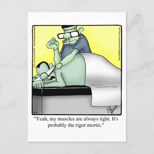 Hilarious Halloween Humor Postcard