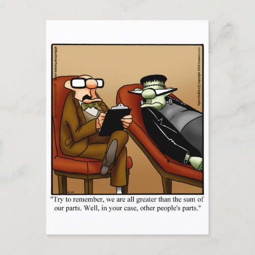 Hilarious Halloween Humor Postcard 