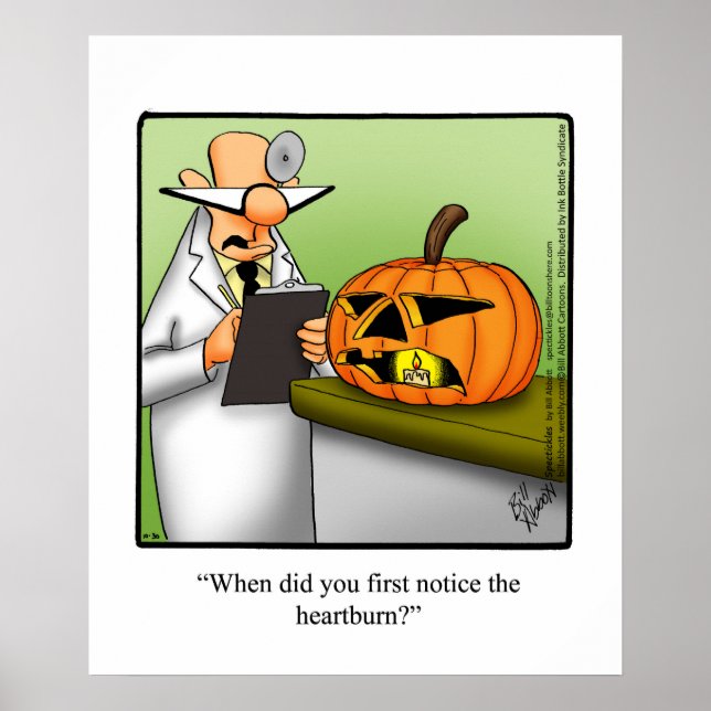 Hilarious Halloween Humor Poster  (Front)