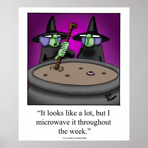 Hilarious Halloween Humor Poster 