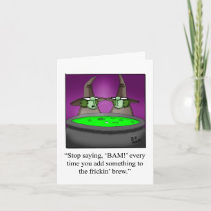 Hilarious Happy Halloween Greeting Card