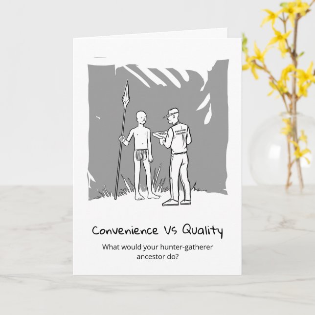 Hilarious Hard Lifestyle Choices Card (Yellow Flower)