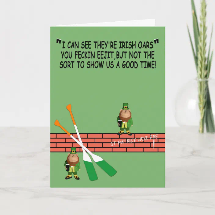 Hilarious Irish Birthday Card Zazzle Com