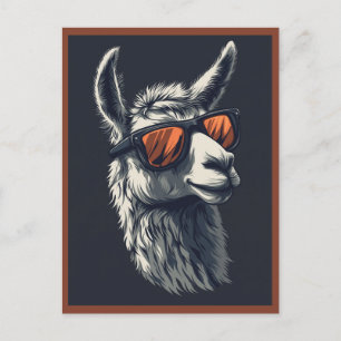 Hilarious Llama Postcard
