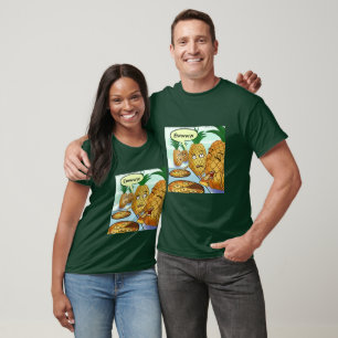 Hilarious LTCartoons Pineapple Pizza Cartoon T-Shirt