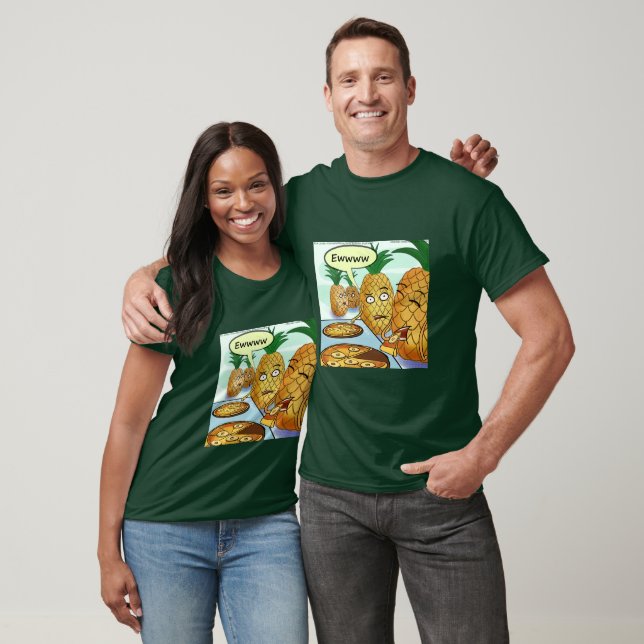 Hilarious LTCartoons Pineapple Pizza Cartoon T-Shirt (Unisex)