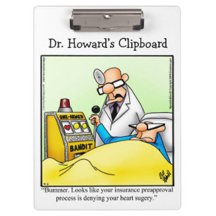 Hilarious Medical Humor Clipboard Gift