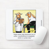 Hilarious Medical Humor Mouse Pad (With Mouse)