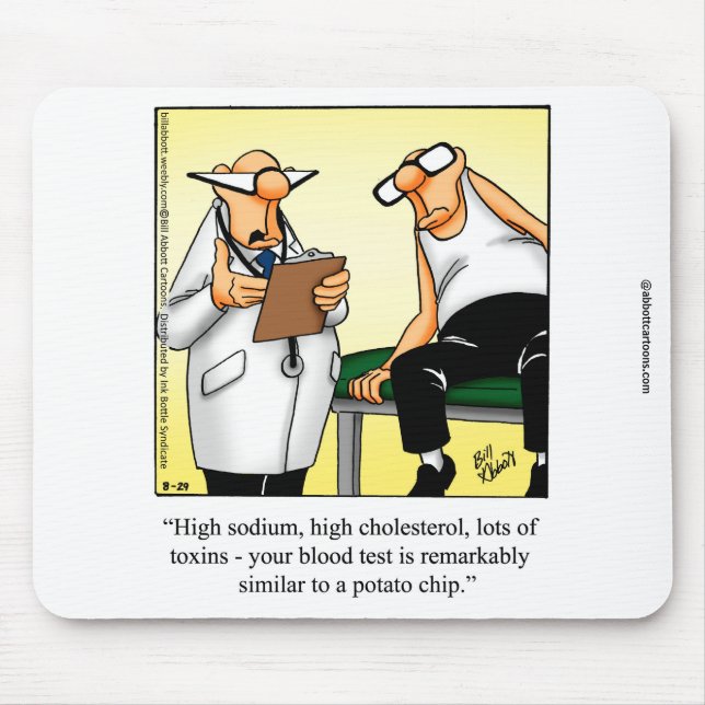 Hilarious Medical Humor Mouse Pad (Front)