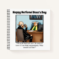 Hilarious National Boss’s Day Spiral Notebook