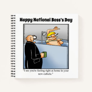 Hilarious National Boss’s Day Spiral Notebook