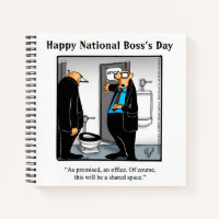 Hilarious National Boss’s Day Spiral Notebook