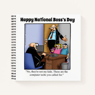 Hilarious National Boss’s Day Spiral Notebook
