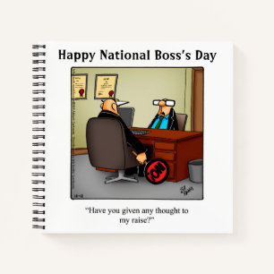 Hilarious National Boss’s Day Spiral Notebook