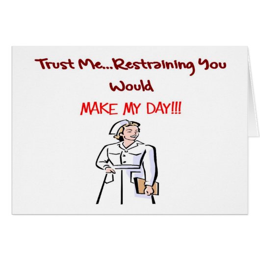 Hilarious Nurse Gifts Cards (Front Horizontal)