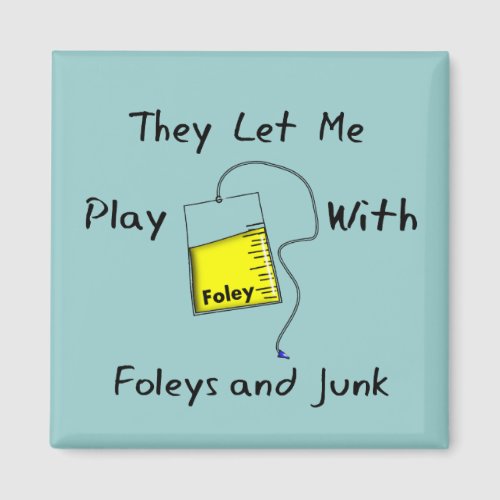 Hilarious Nursing Student Gifts Foleys and Junk Magnet