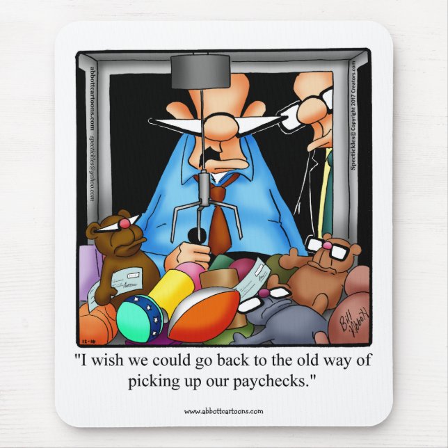 Hilarious Office Humor Mousepad Gift (Front)
