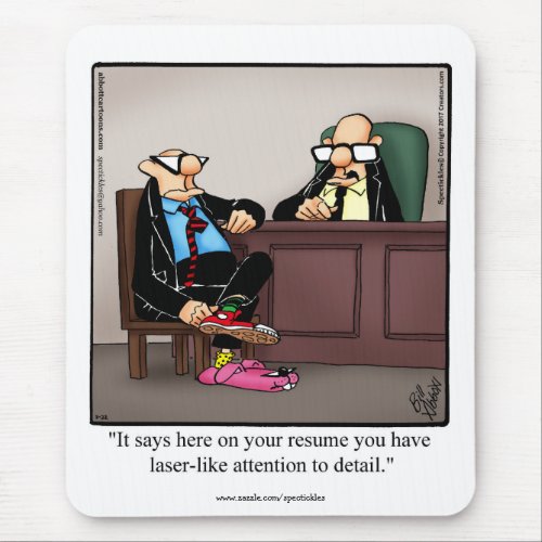 Hilarious Office Humor Mousepad Gift