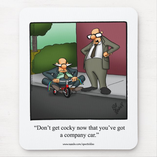 Hilarious Office Humor Mousepad Gift (Front)
