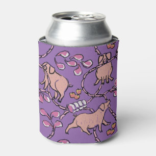 Hilarious pattern Chinese Pig Year Choose Color C Can Cooler