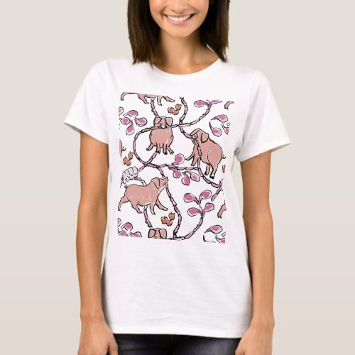 Hilarious pattern Chinese Pig Year Choose Color WT T_Shirt