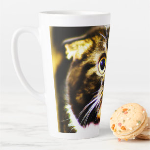 Hilarious Photo of a Funny Cat. Buy Now Latte Mug