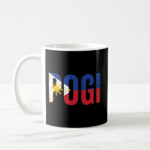 Hilarious Pogi Statement In Philippine Flag Coffee Mug