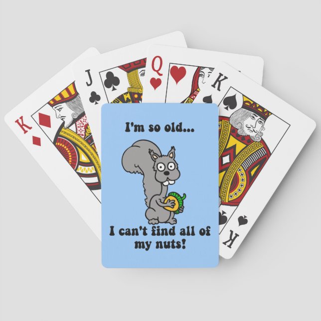 hilarious retirement poker cards (Back)
