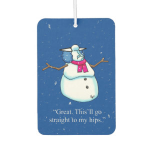 Hilarious Seasonal Humor Air Freshener 