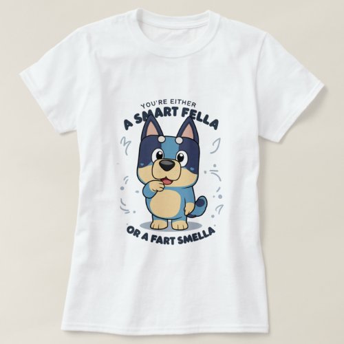 hilarious smart fella fart smella humor T_Shirt