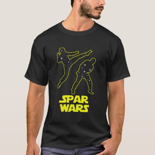 Hilarious Spar Wars Parody Martial Artists T_Shirt