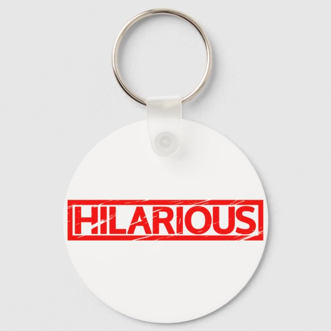 Hilarious Stamp Keychain (Front)