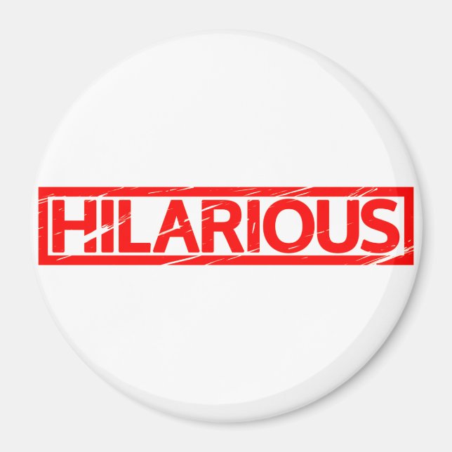 Hilarious Stamp Magnet (Front)