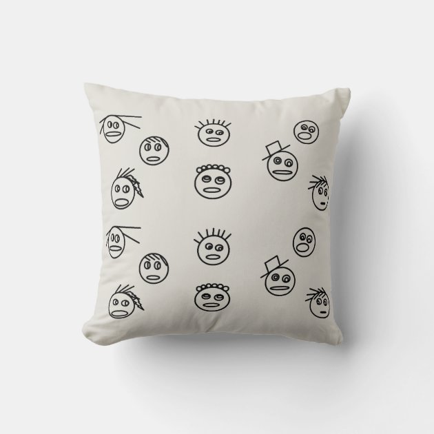 Stick figure pillow outlet cases