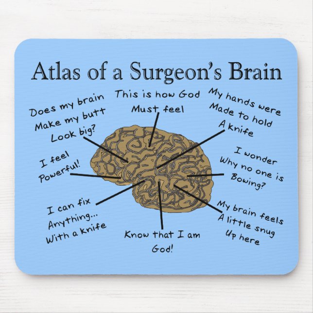 Hilarious Surgeon Gifts Mouse Pad (Front)