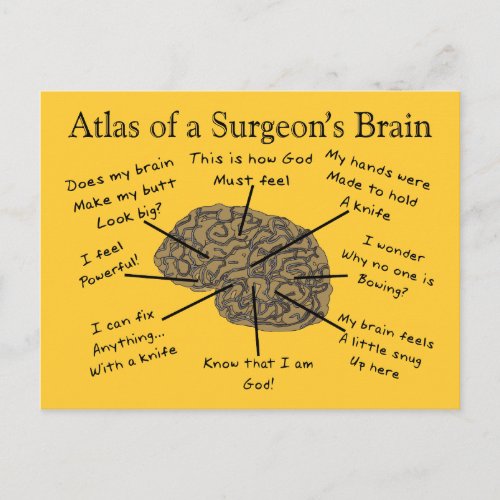 Hilarious Surgeon Gifts Postcard