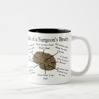 Hilarious Surgeon Gifts Two-Tone Coffee Mug