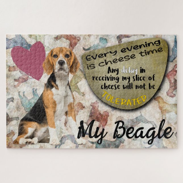 Hilarious thought from your Beagle Jigsaw Puzzle (Horizontal)