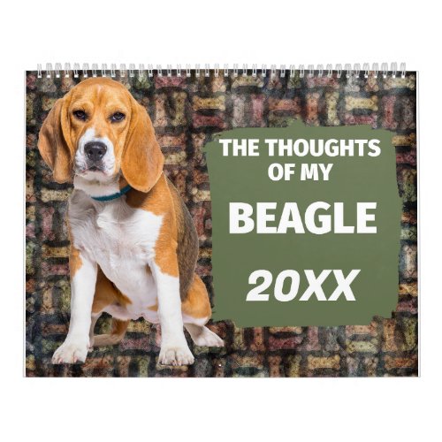 Hilarious Thoughts of My Beagle Calendar