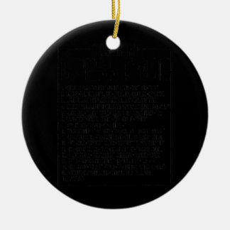 Hilarious Troubleshooting Software Engineer Ceramic Ornament