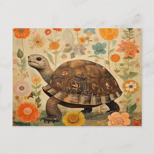 Hilarious Turtle Postcard