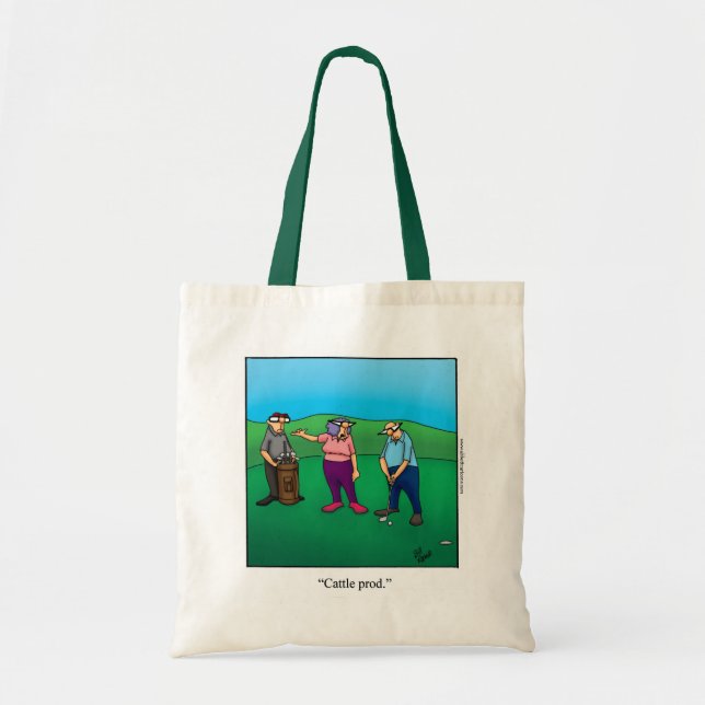 Hilarious Woman's Golf Tote Gift Bag (Front)