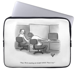 Hilarious Workplace Humor Laptop Sleeve