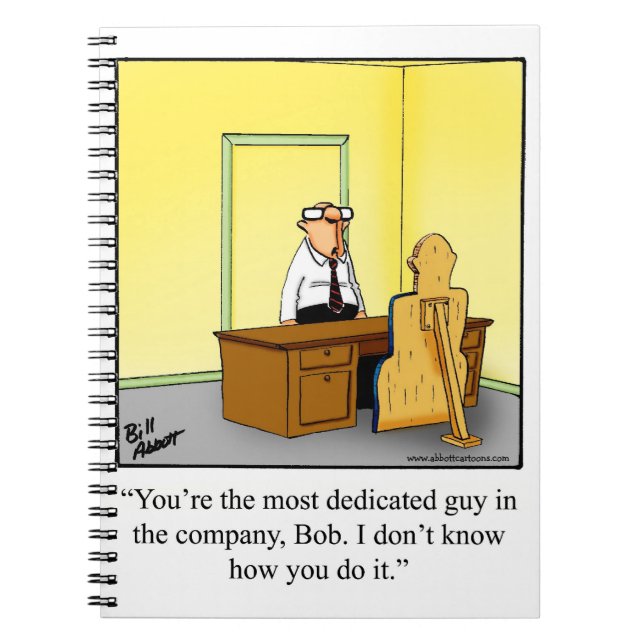 Hilarious Workplace Humor Notebooks (Front)