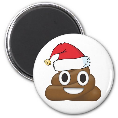 Hilarious Xmas Poop Emoji Magnet