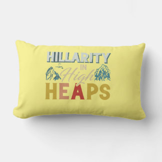 Hilarity in High Heaps Lumbar Pillow