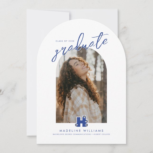 Hilbert College Graduation Invitation (Front)