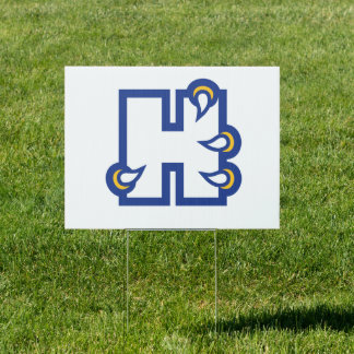 Hilbert College H Sign