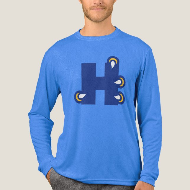 Hilbert College H Tri-Blend Shirt (Front)